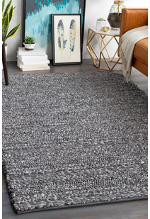 Mel Grey Braided Wool Rug