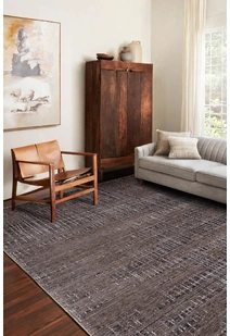 Nadia Brown Striped Rug NAD751-D