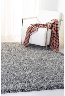 Natura Plain Grey Shaggy Rug