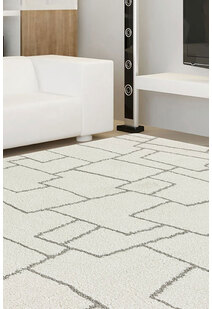 Oda Tan Modern Geometric Rug