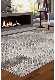 Orel Brown Wood Panel Rug