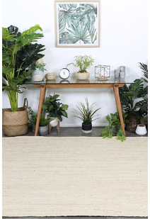Oscar Bleach Handwoven Jute Rug