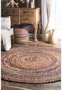 Polly Hand Braided Round Rug