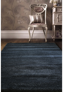 Posh Modern Plain Black Rug