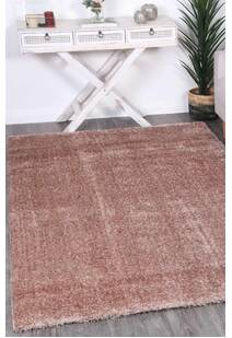 Palace Plain Beige Shaggy Rug
