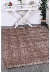Palace Plain Tan Shaggy Rug