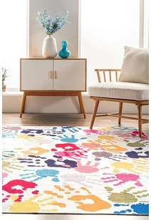Playtime Hand Print Rug PLAHAN-X