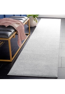 Plush Plain Grey Rug