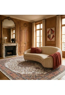 Parsa Soft Traditional Fringed Rug