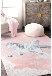 Poppy Unicorn Kids Rug PY640-056
