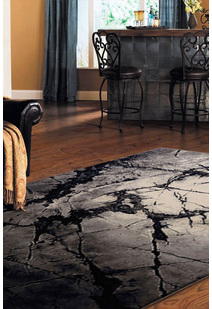 Sade Onyx Marble Pattern Rug
