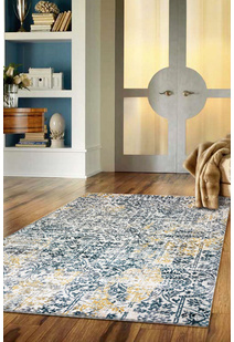 Saul Transitional Floral Trellis Rug