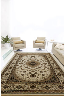 Star Beige Classic Medallion Rug