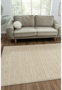 Serenade Beige Striped Rug