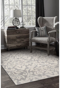 Sandy Contemporary Floral Rug