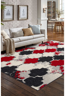 Sandy Contemporary Trellis Rug