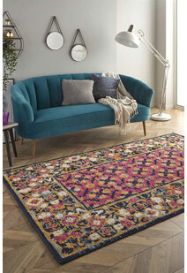 Sina Contemporary Border Rug