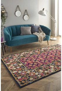 Sina Contemporary Border Rug