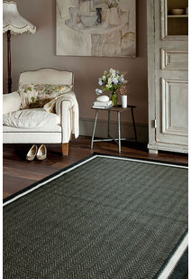 Storm Black Indoor Outdoor Rug