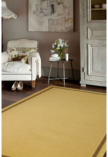 Sama Plain Border Flatweave Rug