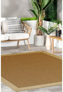 Sama Indoor Outdoor Border Rug