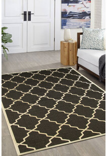 Storm Flatweave Trellis Rug
