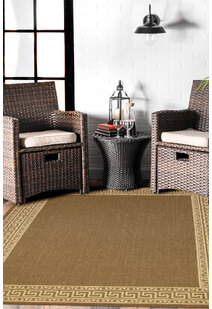 Sama Greek Key Flatweave Rug