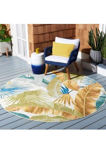 Sole Leaves Indoor & Outdoor Rug