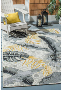 Sole Leaves Indoor & Outdoor Rug