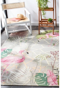 Sole Flamingo Tropical Picture Rug