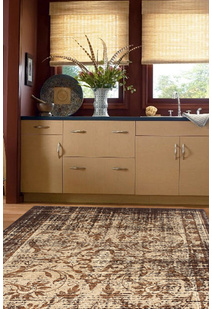 Sonia Brown Overdyed Floral Rug