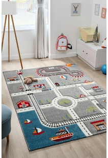 Speedy Kids Town Road Rug