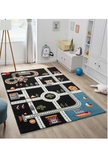 Speedy Kids Town Road Rug