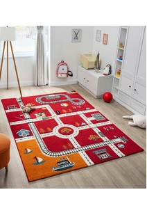 Speedy Kids Town Road Rug