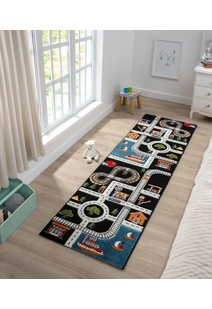 Speedy Kids Town Road Rug