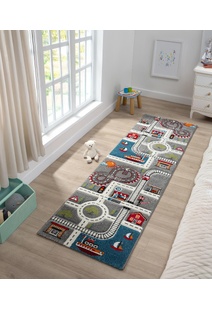 Speedy Kids Town Road Rug