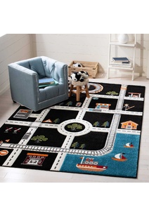 Speedy Kids Town Road Rug
