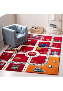 Speedy Kids Town Road Rug