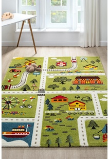 Speedy Kids Town Road Rug