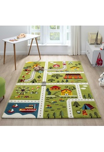 Speedy Kids Town Road Rug