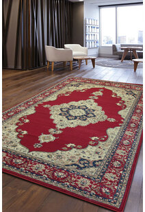 Sydney Red Classic Medallion Rug