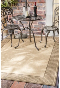 Subi Beige Border Rug SR250-84D