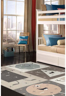 Sunny Happy Shapes Kids Rug
