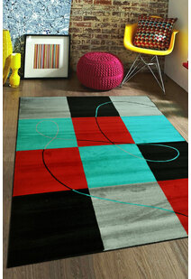 Sky Modern Square Pattern Rug