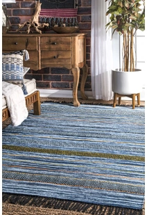 Tami Blue Striped Rug TLSTRIP-BE