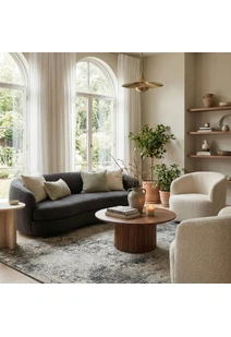 Vision Embossed Abstract Rug