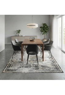 Vision Contemporary Border Rug
