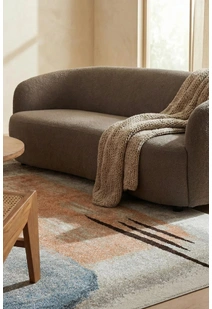 Vivid Contemporary Painterly Rug