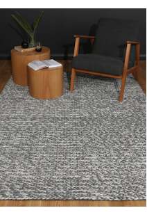 Zuri Charcoal Hand Loomed Rug