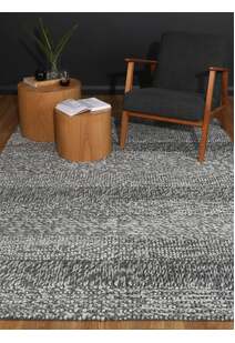 Zuri Charcoal Hand Loomed Rug